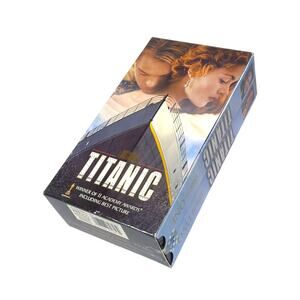 Titanic VHS 2 Tape Set 1997 Paramount THX Box Complete Untested